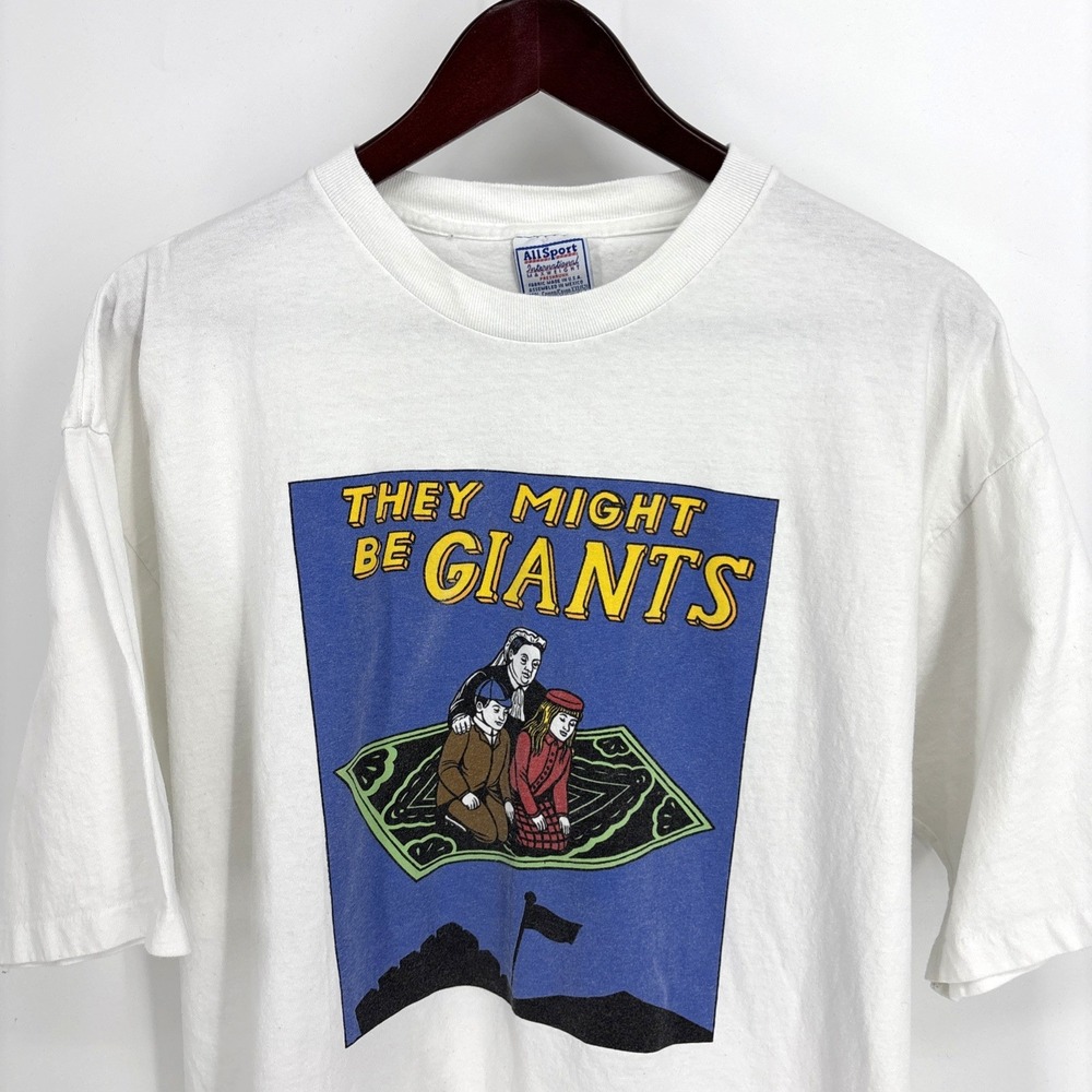 Vintage They Might Be Giants Magic Carpet Queen Victoria T-Shirt XXL All Sport